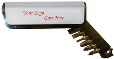 6 Pc Screwdriver Bit Set W/LED Light