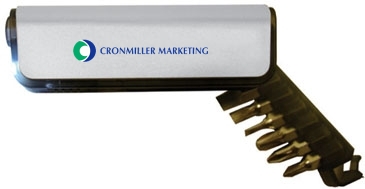 6 Pc Screwdriver Bit Set W/LED Light