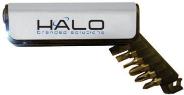 6 Pc Screwdriver Bit Set W/LED Light