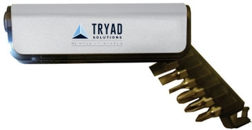 6 Pc Screwdriver Bit Set W/LED Light