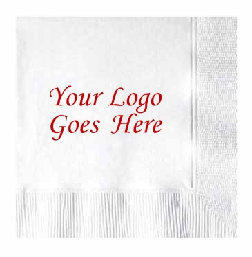 White 3-ply Beverage Napkins