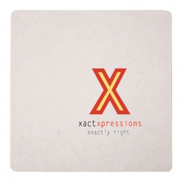 40 Pt 3.5” High Density Pulp Board Coasters Square