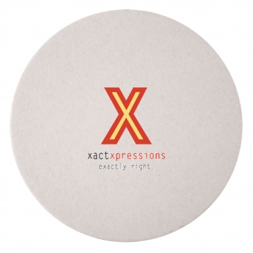 60 PT 3.5 In High Density Pulp Board Coasters Round