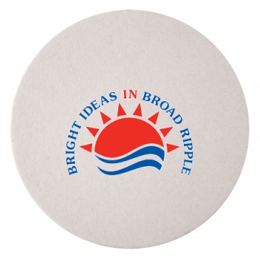 60 PT 3.5 In High Density Pulp Board Coasters Round