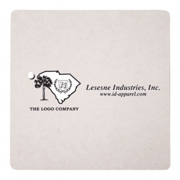 60 PT 3.5” High Density Pulp Board Coasters Square
