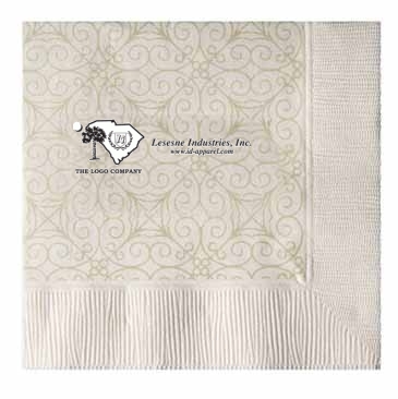 Vanilla 3-ply Beverage Napkins