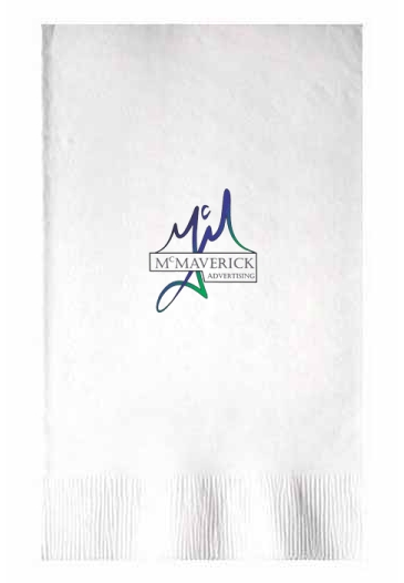 White 3-ply Dinner Napkins
