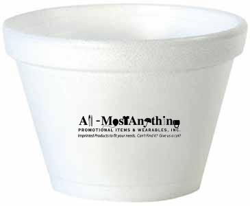 4 Oz. Foam Squat Container