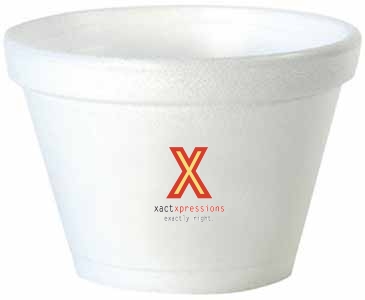 4 Oz. Foam Squat Container