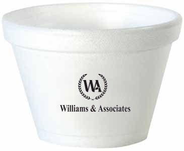 4 Oz. Foam Squat Container