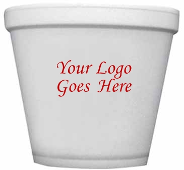 8 Oz. Foam Squat Container