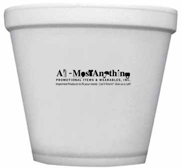 8 Oz. Foam Squat Container