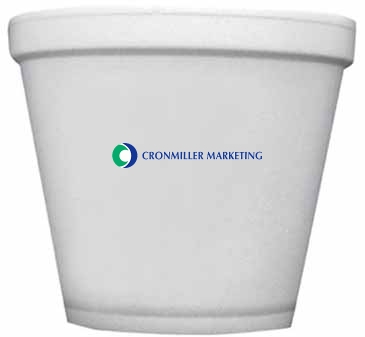 8 Oz. Foam Squat Container