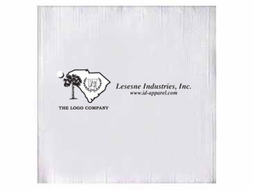 White 1-ply Beverage Napkins