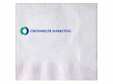 White 1-ply Beverage Napkins