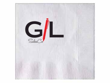 White 1-ply Beverage Napkins