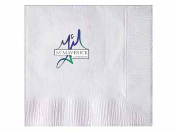 White 1-ply Beverage Napkins