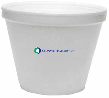 12 Oz. Foam Squat Container