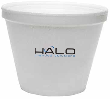 12 Oz. Foam Squat Container