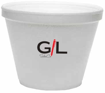 12 Oz. Foam Squat Container