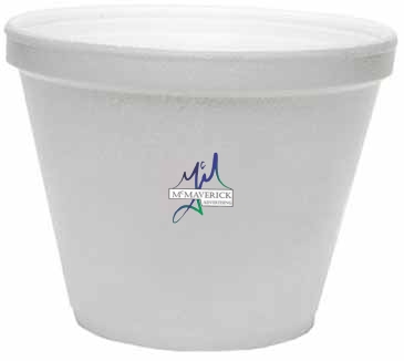 12 Oz. Foam Squat Container
