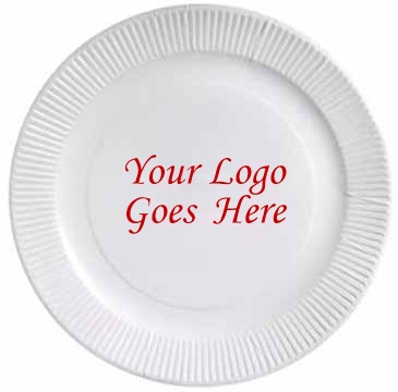 7" White Paper Plates