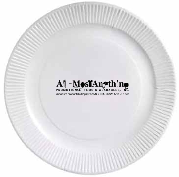 7" White Paper Plates