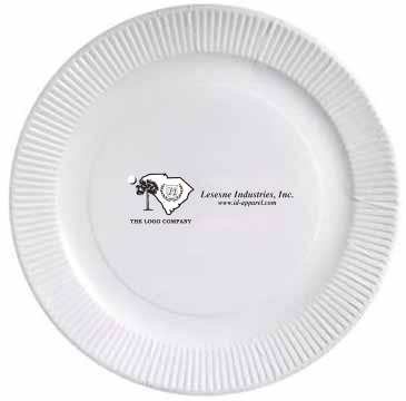 7" White Paper Plates
