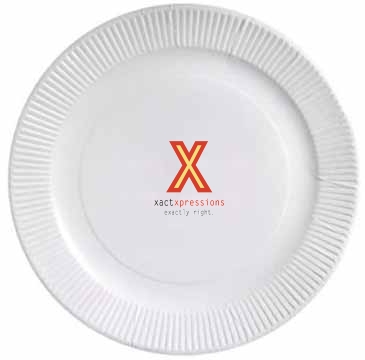 7" White Paper Plates