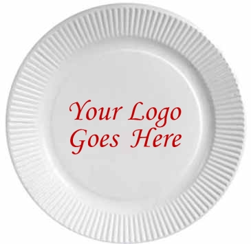 9" White Paper Plates