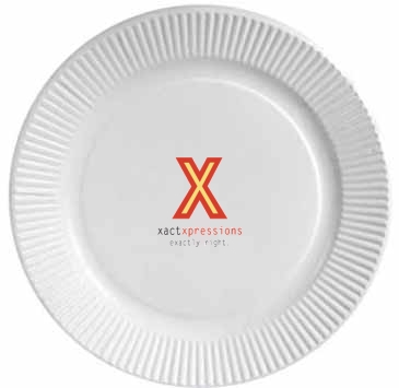 9" White Paper Plates