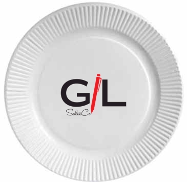 9" White Paper Plates
