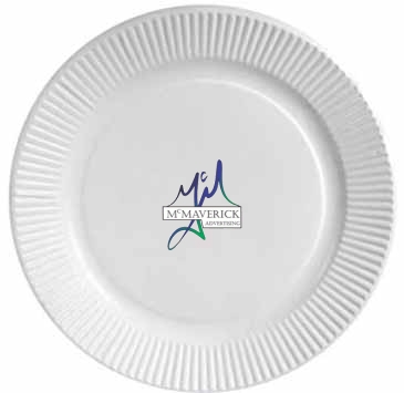 9" White Paper Plates