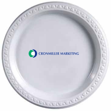 7" White Plastic Plates