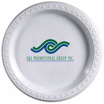 7" White Plastic Plates