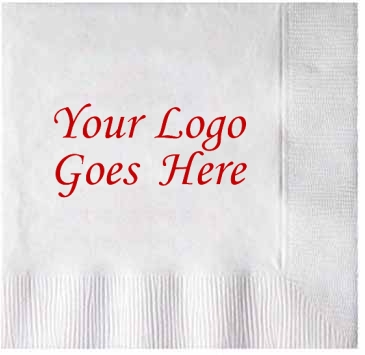 White 2-ply Beverage Napkins