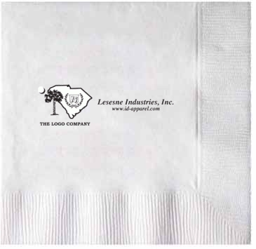 White 2-ply Beverage Napkins