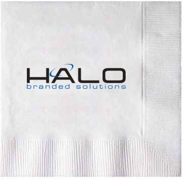 White 2-ply Beverage Napkins