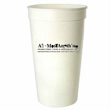 32 Oz. Smooth White Cup