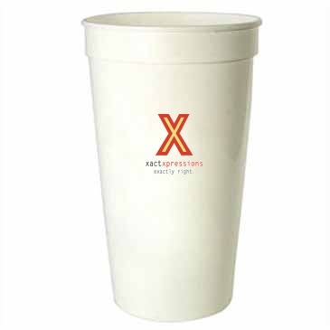 32 Oz. Smooth White Cup