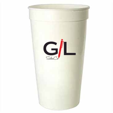 32 Oz. Smooth White Cup