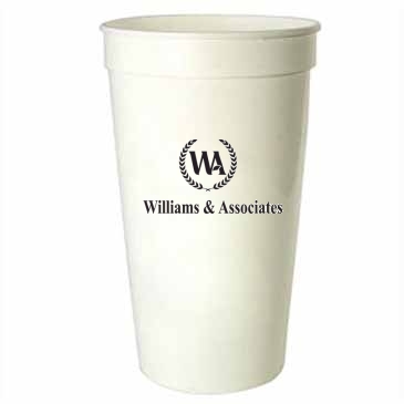 32 Oz. Smooth White Cup