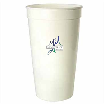 32 Oz. Smooth White Cup