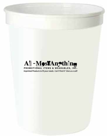 16 Oz. Smooth White Cup