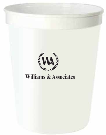 16 Oz. Smooth White Cup