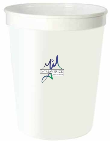 16 Oz. Smooth White Cup
