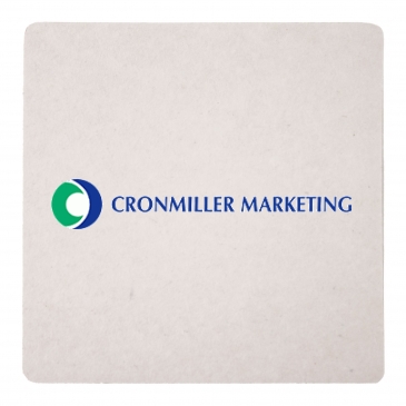 80 PT 3.5” High Density Pulp Board Coasters Square