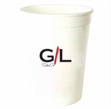 12 Oz. Smooth White Cup