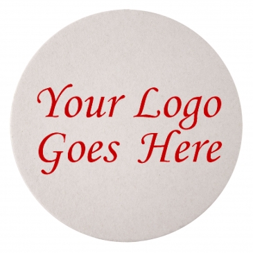 80 Pt 3.5” High Density Pulp Board Coasters Round