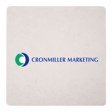 80 PT 4” High Density Pulp Board Coasters Square